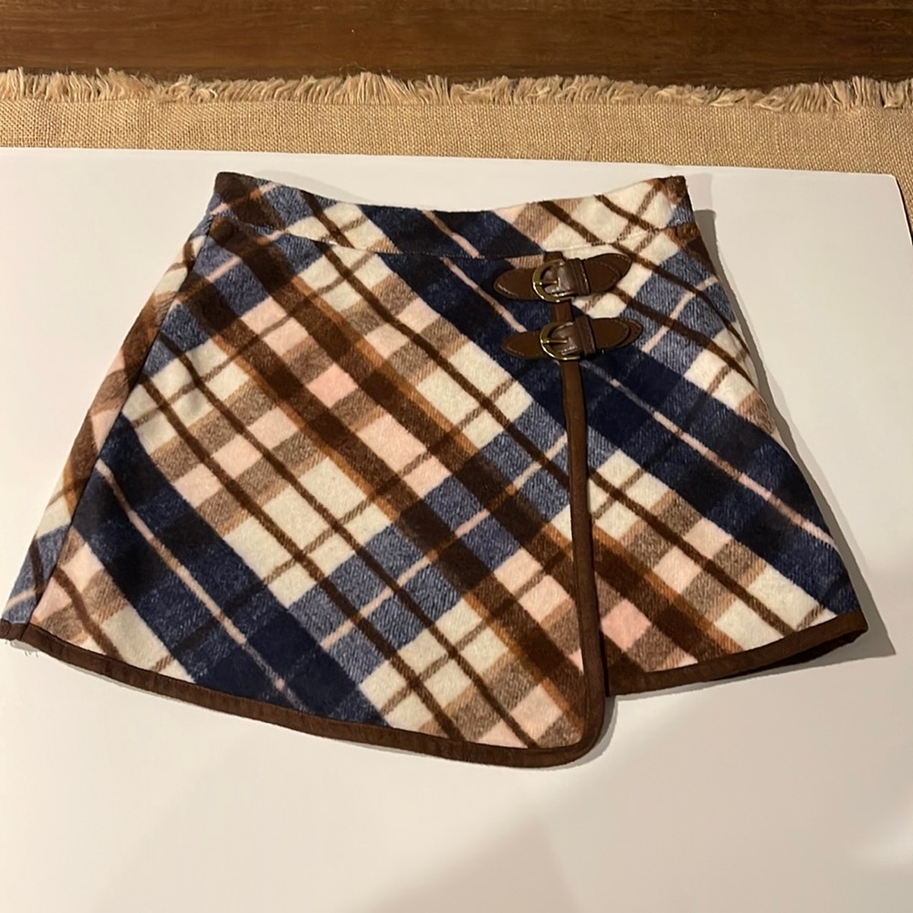 Janie and Jack wool plaid shirt brand new little girls size 5